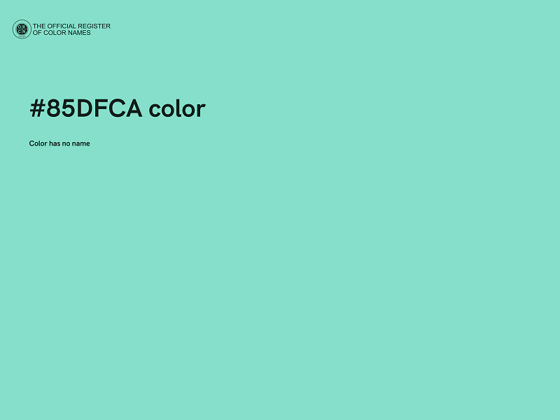 #85DFCA color image