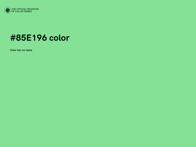 #85E196 color image