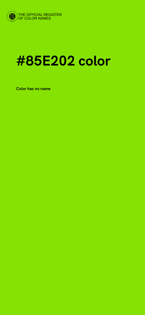 #85E202 color image