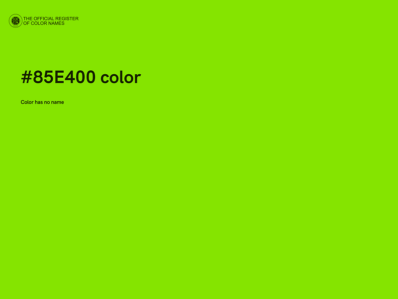 #85E400 color image