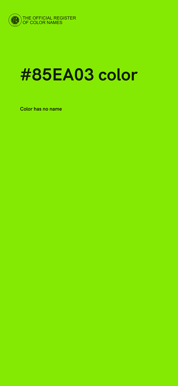 #85EA03 color image