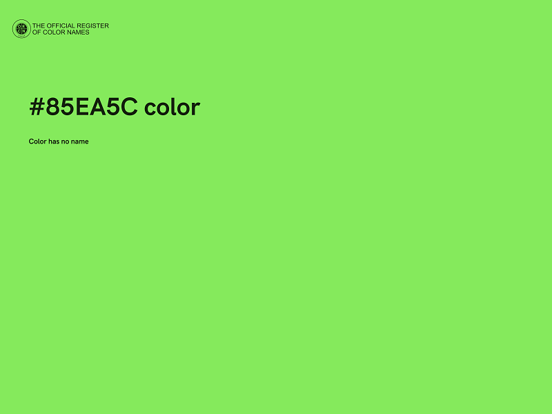 #85EA5C color image