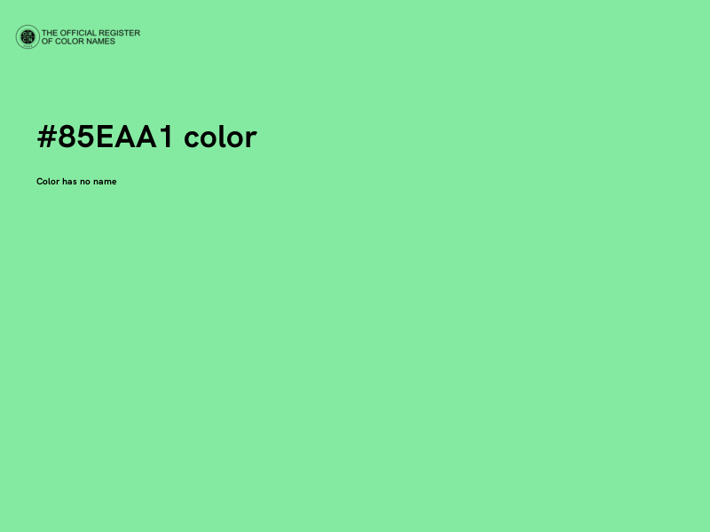 #85EAA1 color image