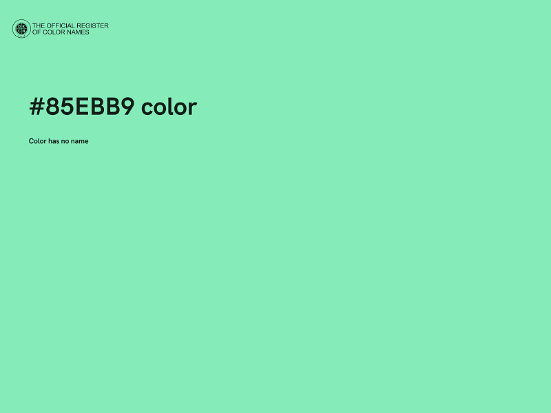 #85EBB9 color image