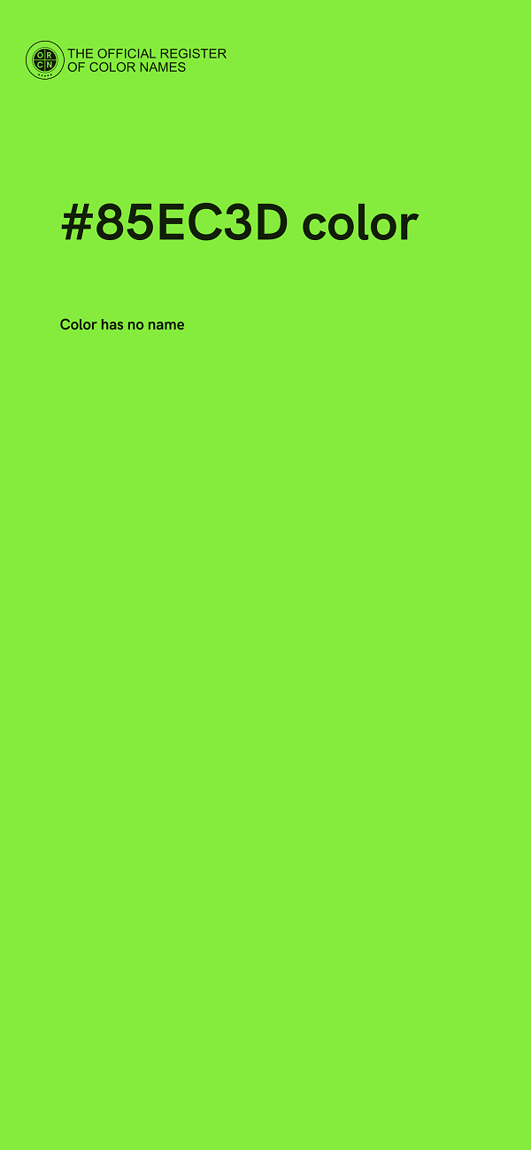 #85EC3D color image
