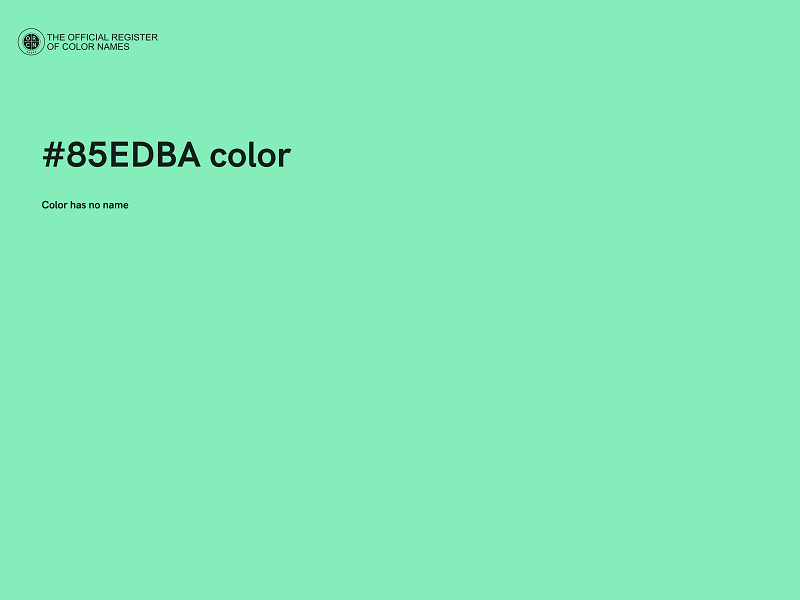 #85EDBA color image