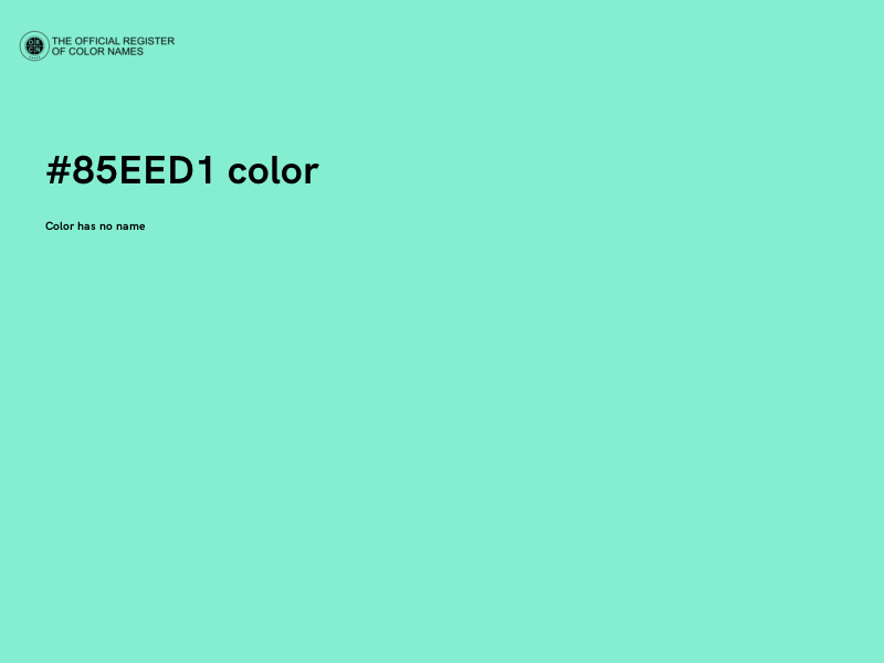 #85EED1 color image