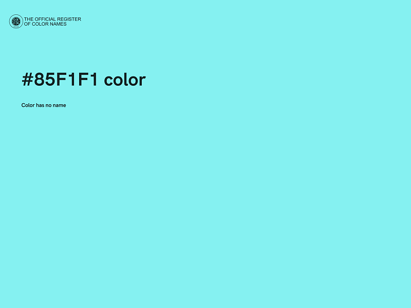 #85F1F1 color image