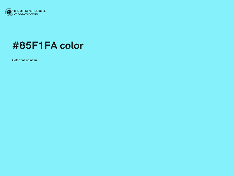 #85F1FA color image