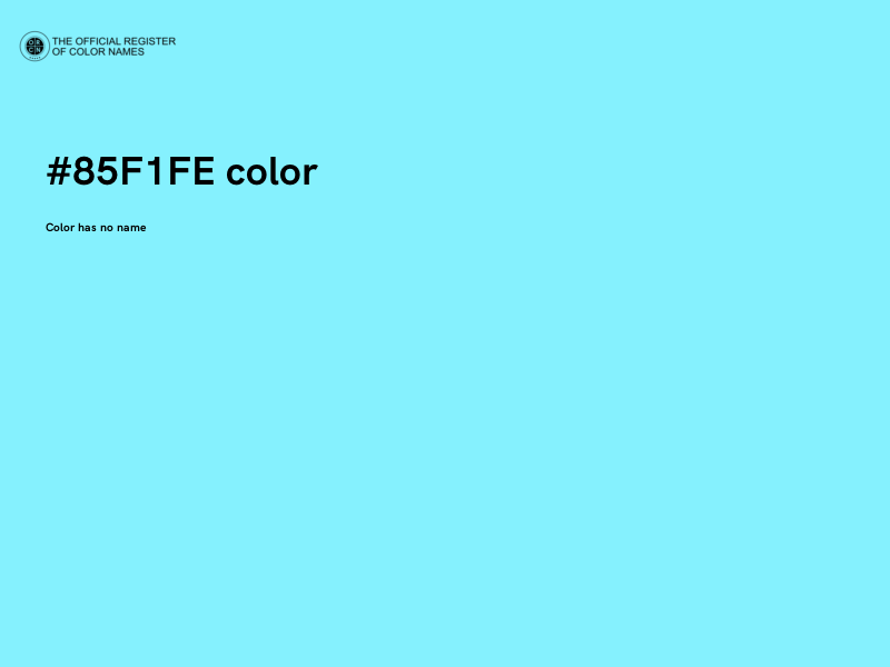 #85F1FE color image