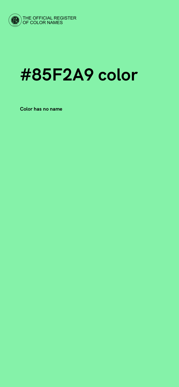 #85F2A9 color image