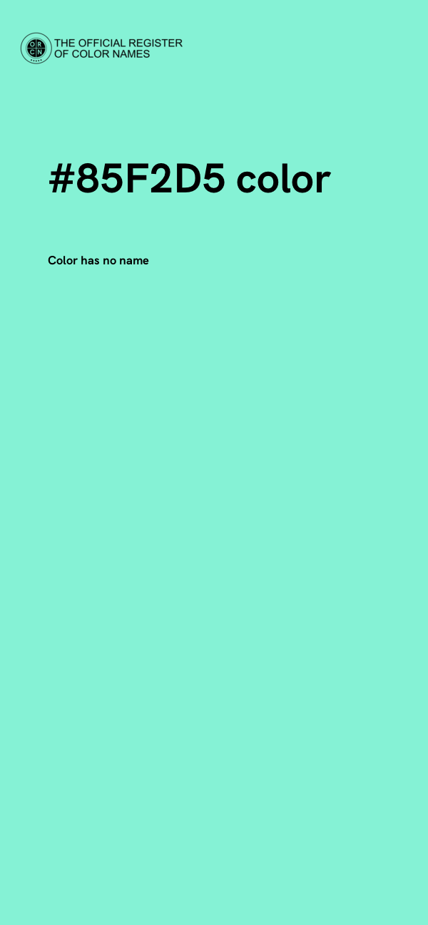 #85F2D5 color image