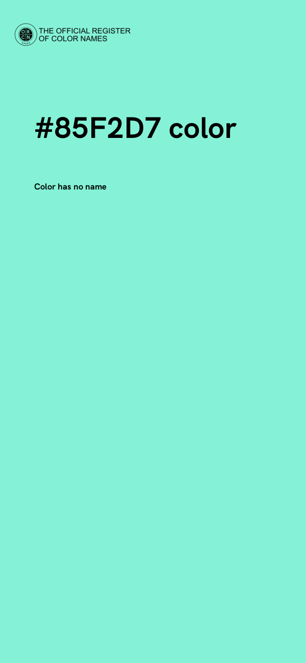 #85F2D7 color image