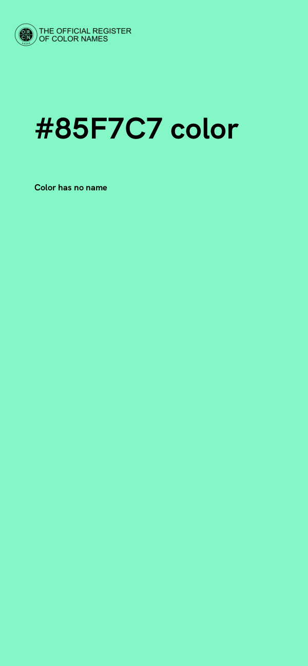 #85F7C7 color image