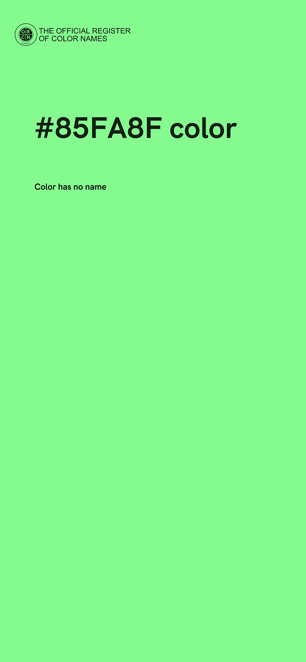 #85FA8F color image