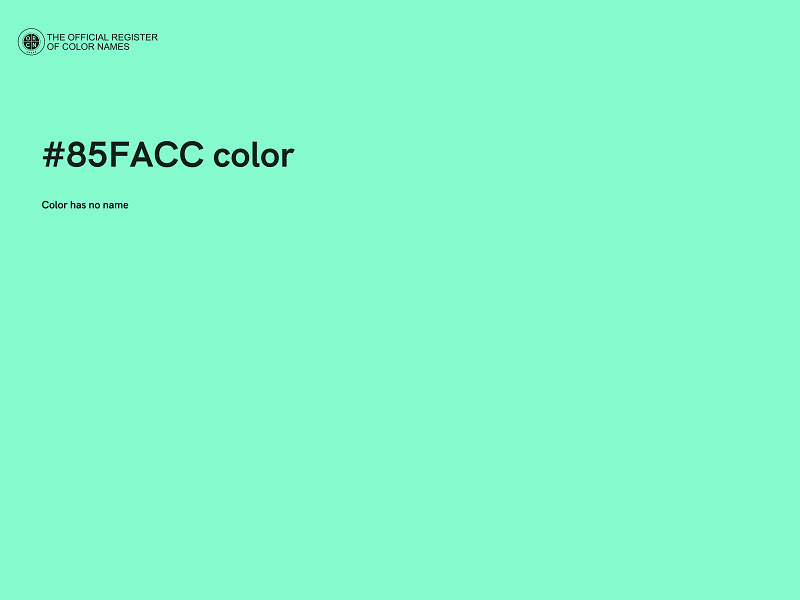 #85FACC color image