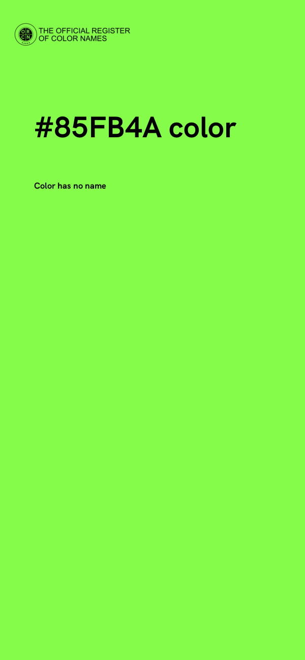 #85FB4A color image