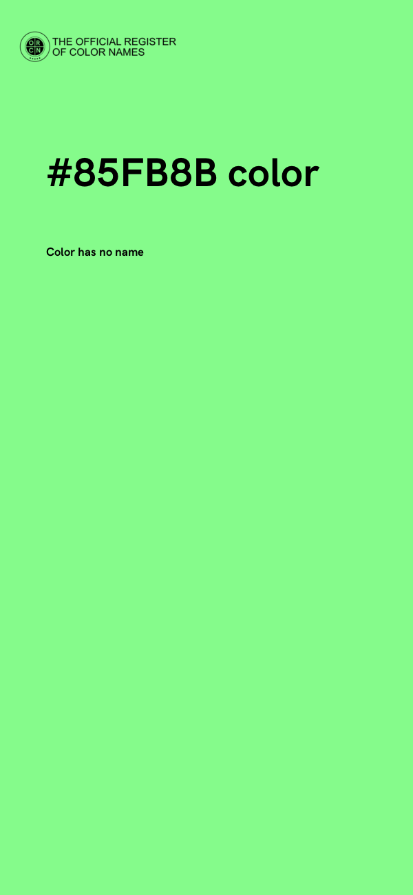 #85FB8B color image