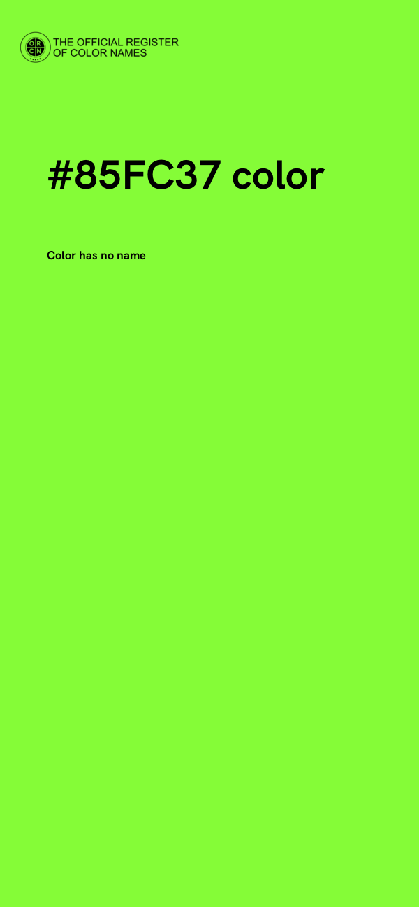 #85FC37 color image