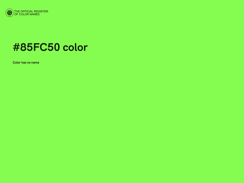 #85FC50 color image