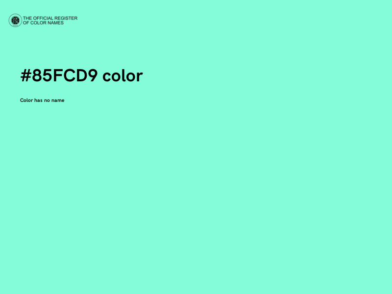 #85FCD9 color image