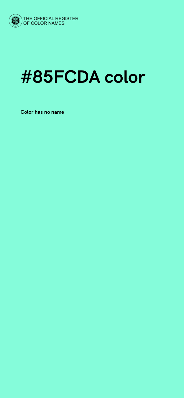 #85FCDA color image
