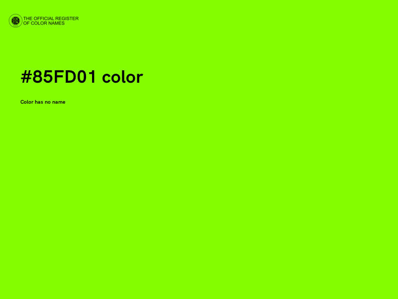 #85FD01 color image