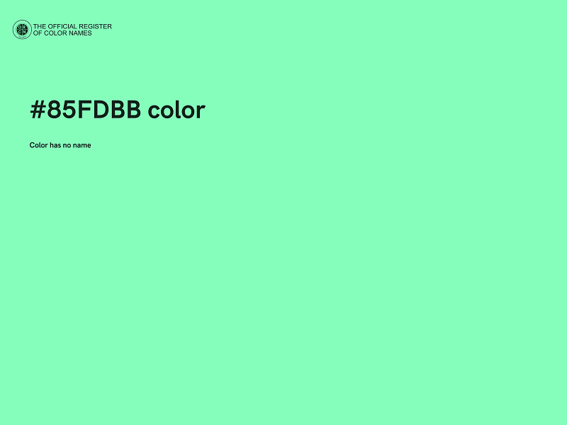 #85FDBB color image