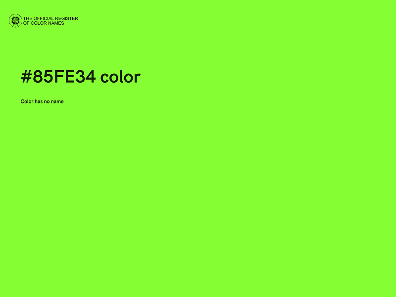 #85FE34 color image