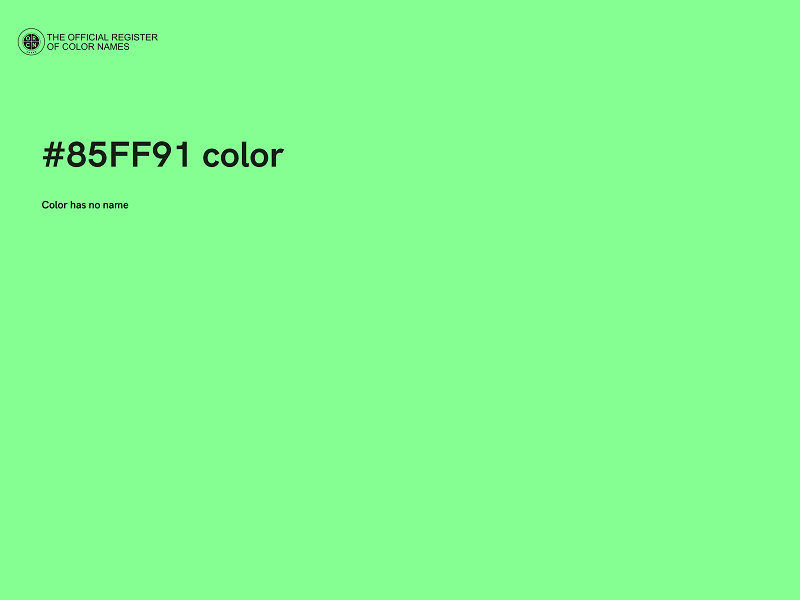 #85FF91 color image