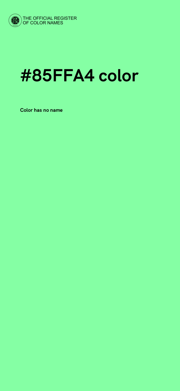 #85FFA4 color image