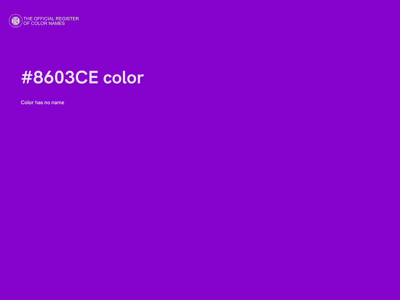 #8603CE color image