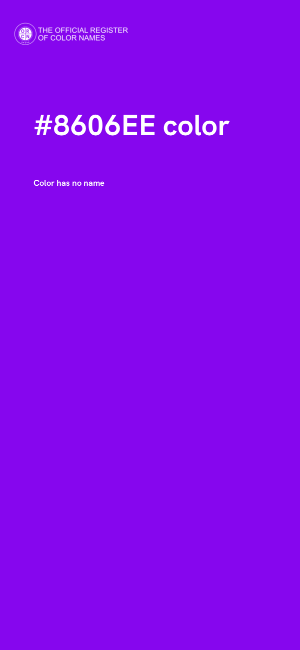 #8606EE color image