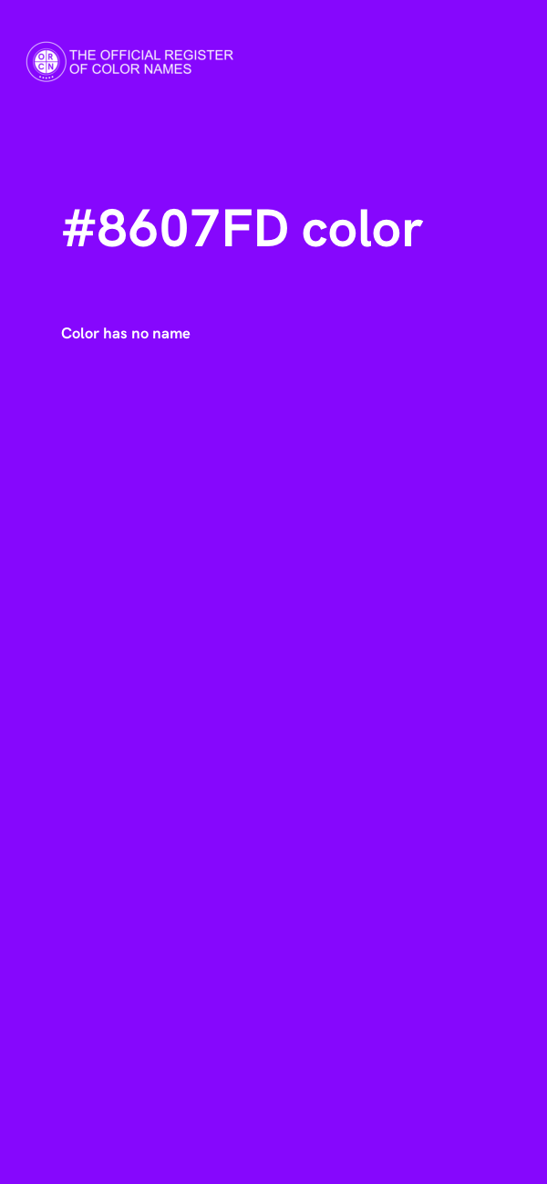 #8607FD color image