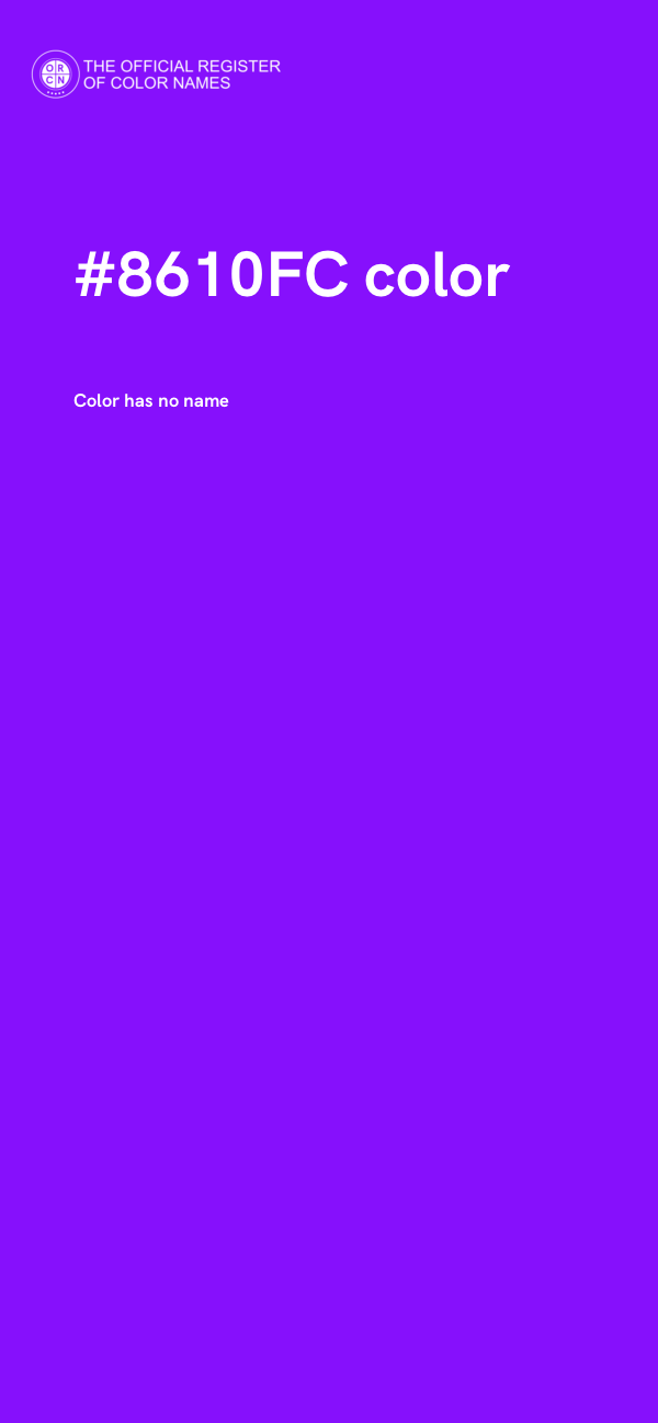 #8610FC color image