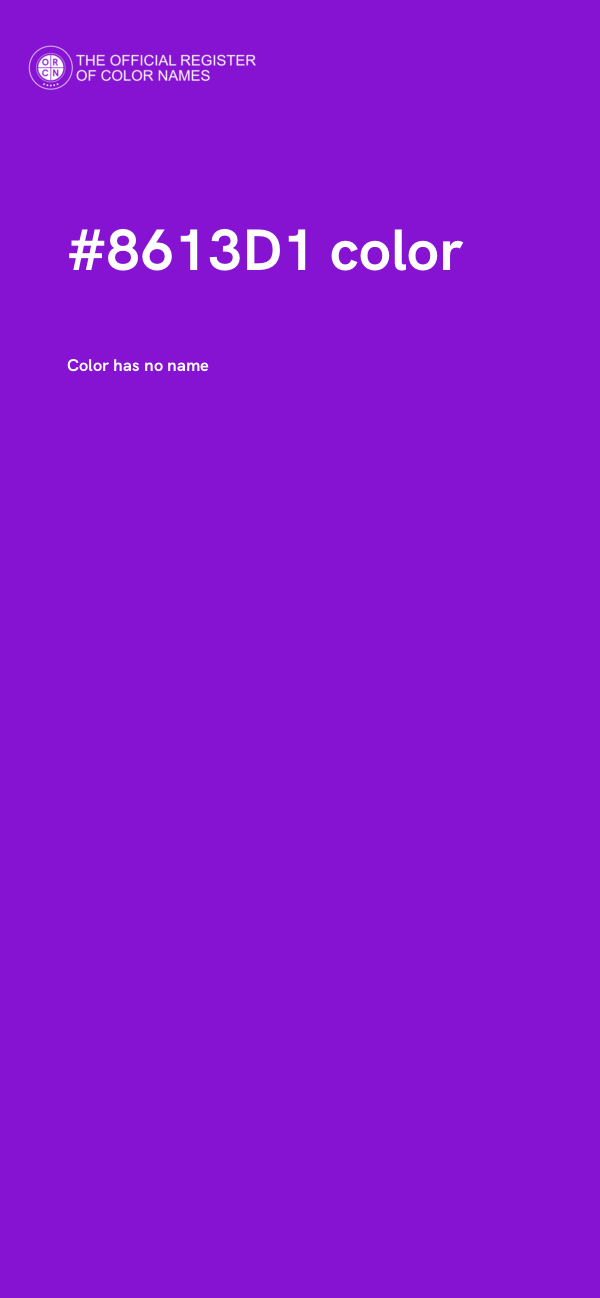 #8613D1 color image