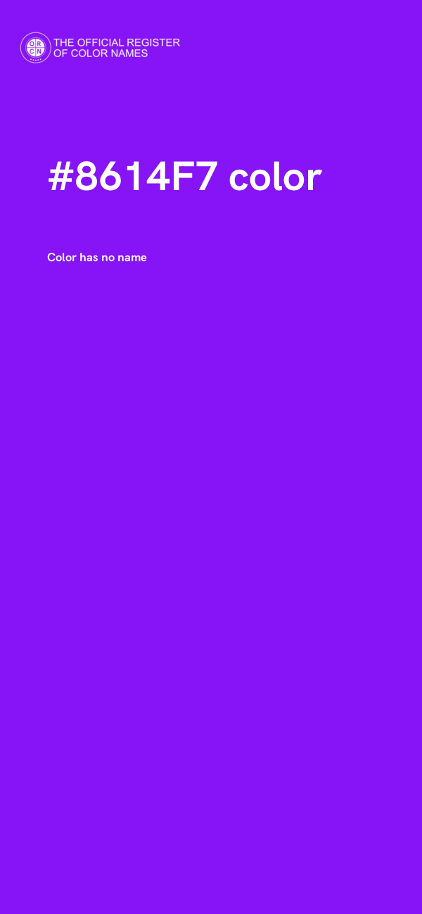 #8614F7 color image