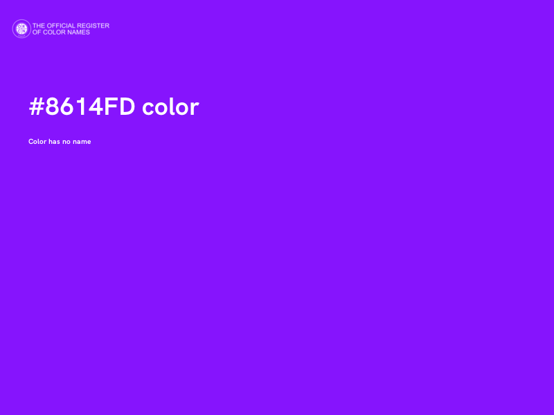 #8614FD color image