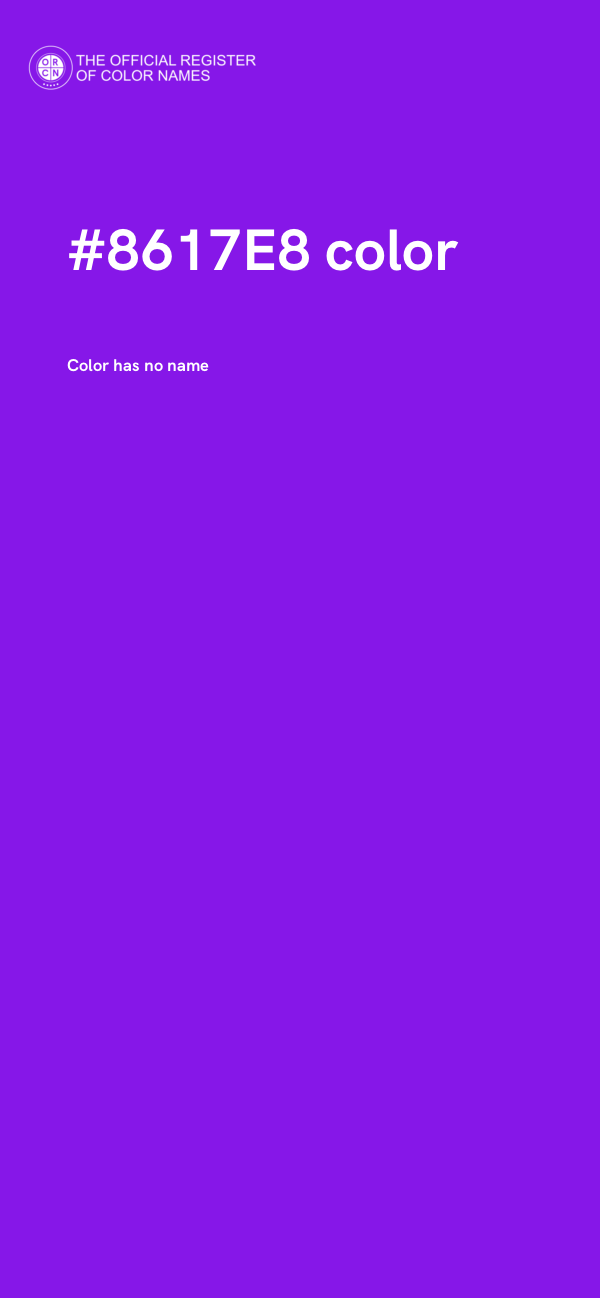 #8617E8 color image