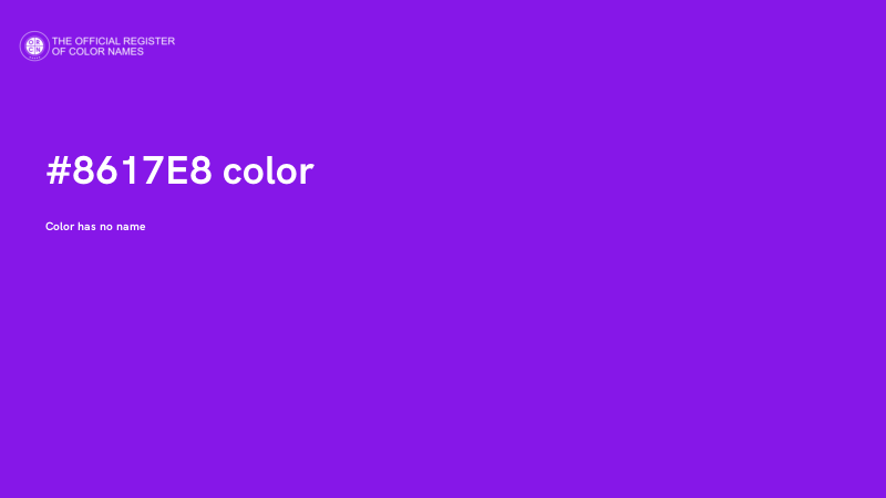#8617E8 color image