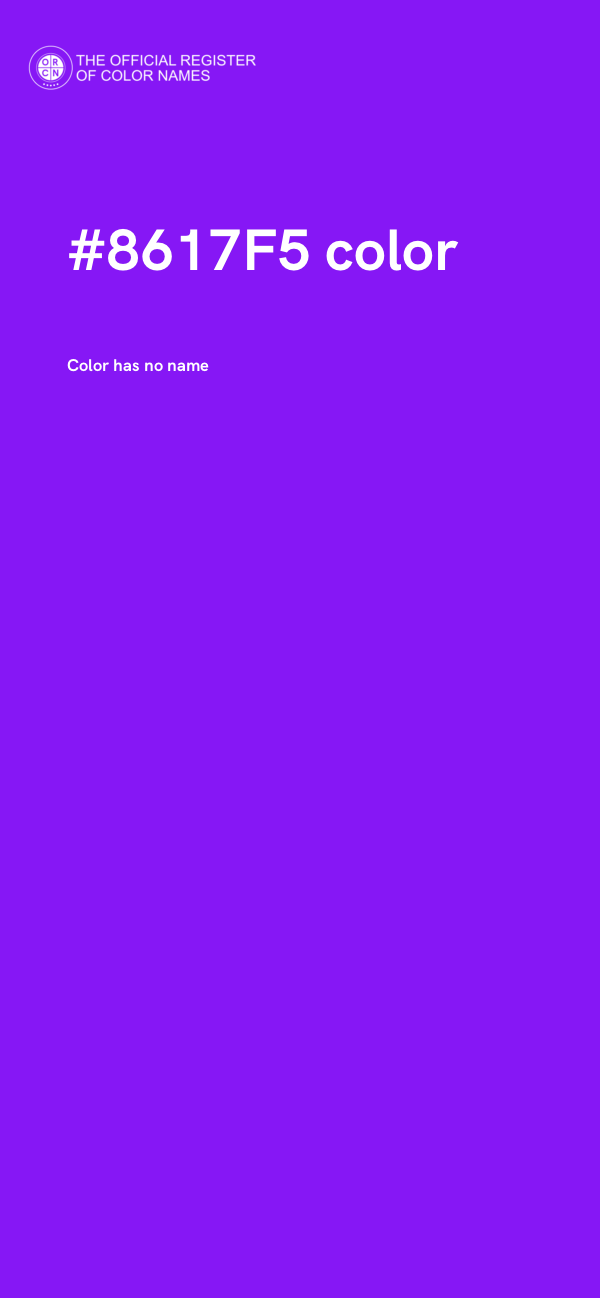 #8617F5 color image