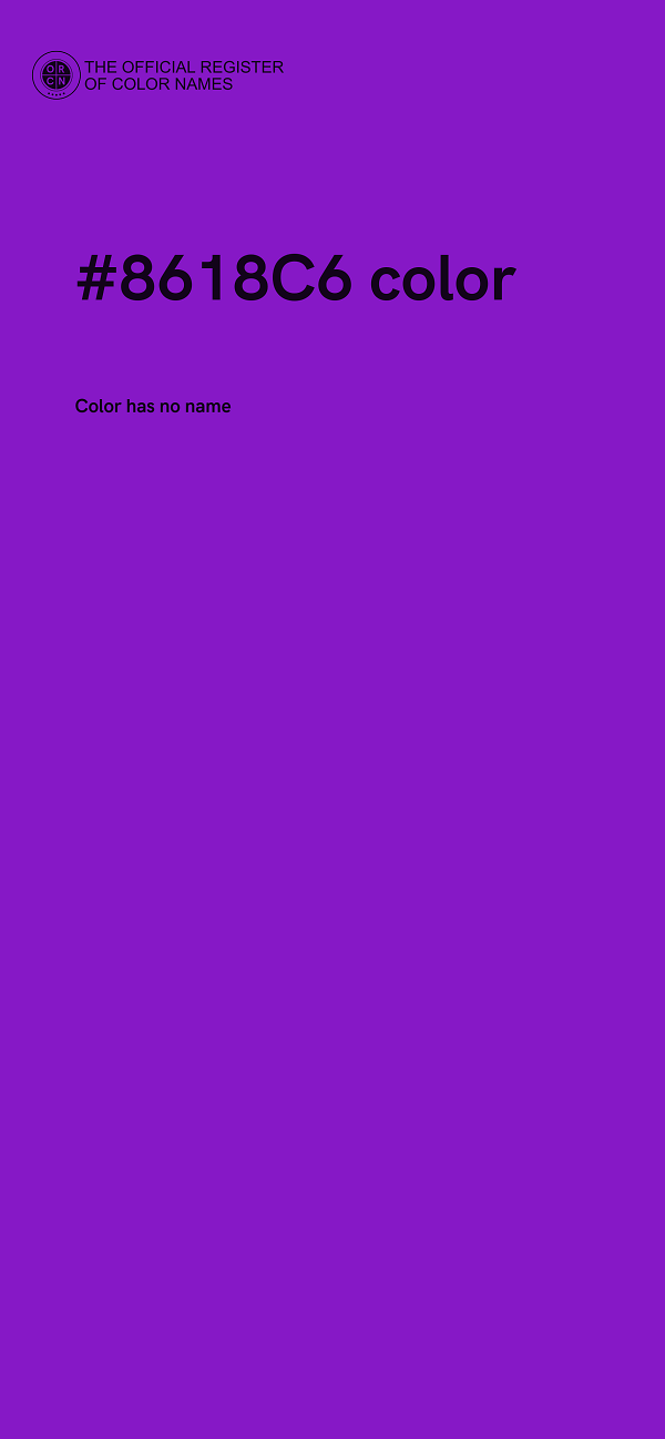 #8618C6 color image