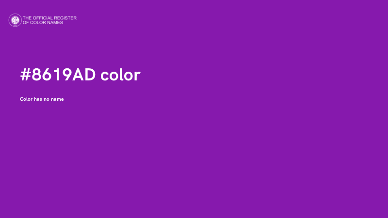 #8619AD color image