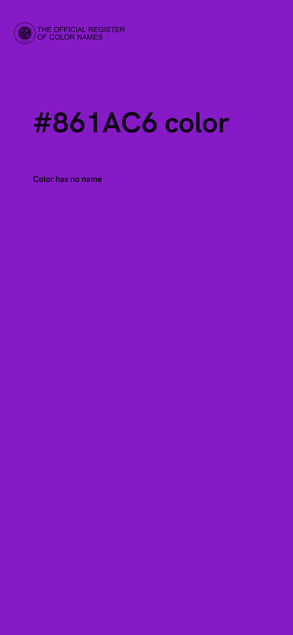 #861AC6 color image