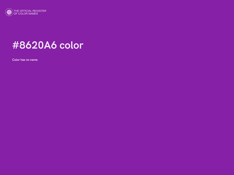 #8620A6 color image