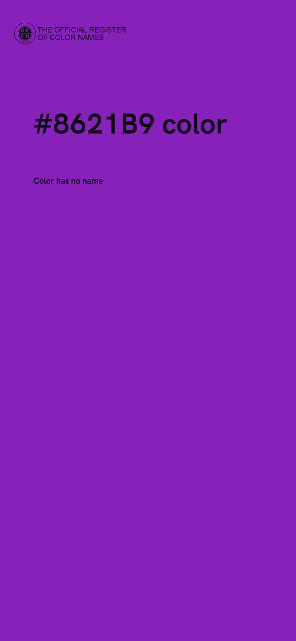 #8621B9 color image