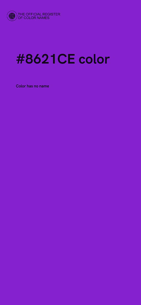 #8621CE color image