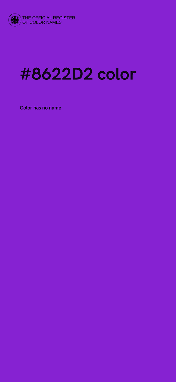 #8622D2 color image