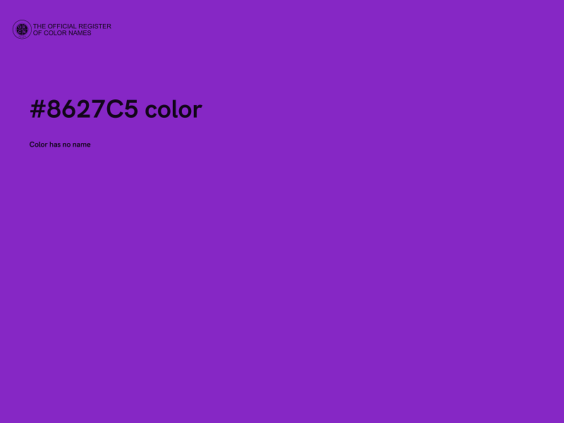 #8627C5 color image