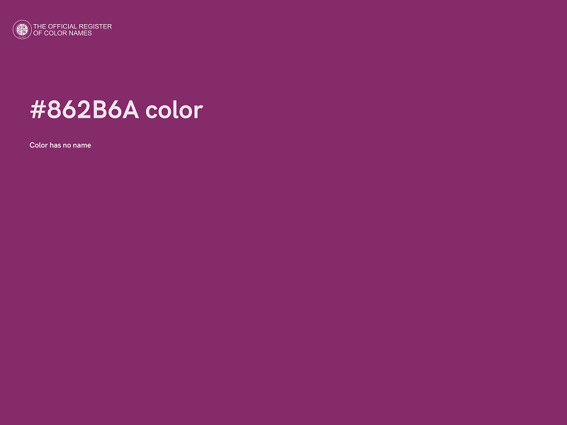 #862B6A color image